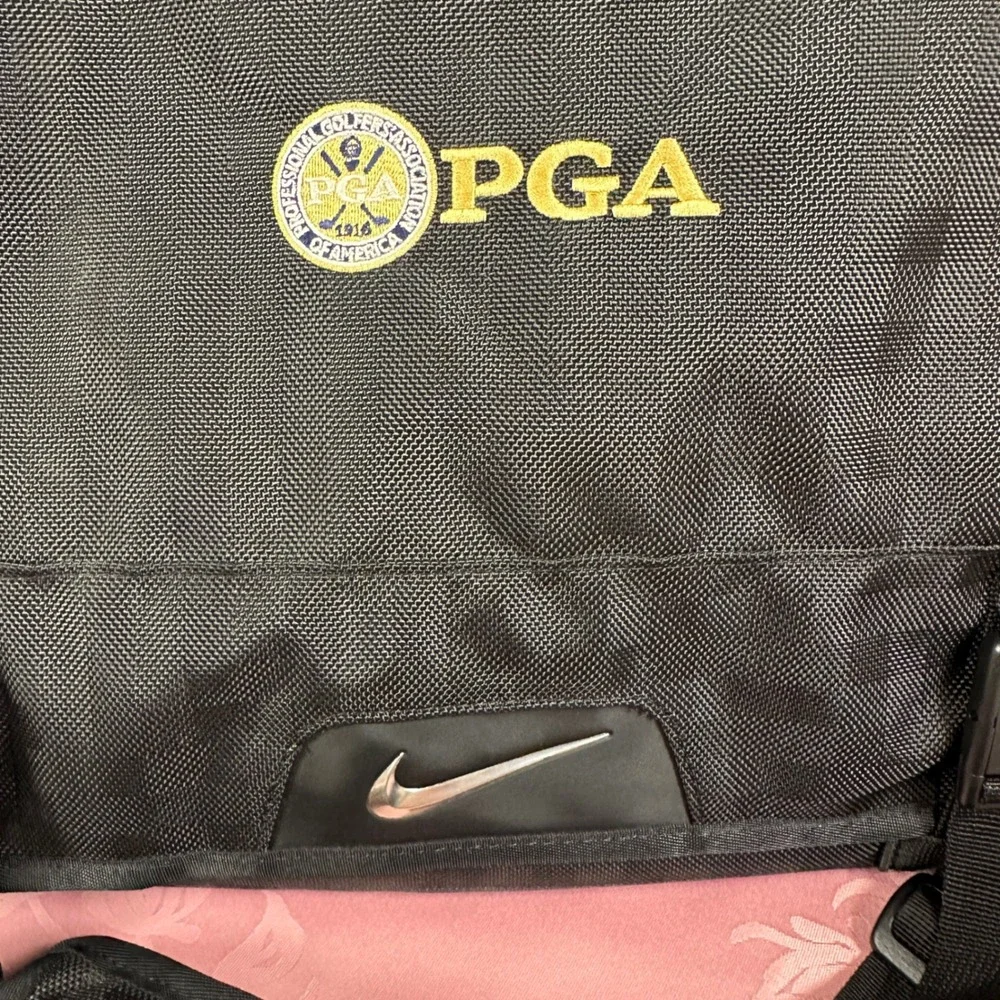 Nike Golf PGA Messenger Bag Black Laptop Briefcase Crossbody Shoulder Bag